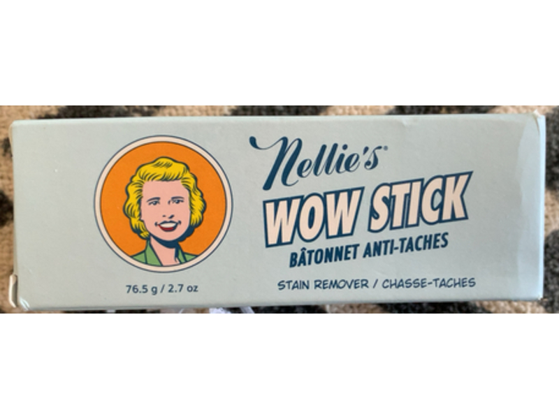 Nellie's Wow Stick Anti-Taches Stain Remover, 2.7 oz/76.5 g