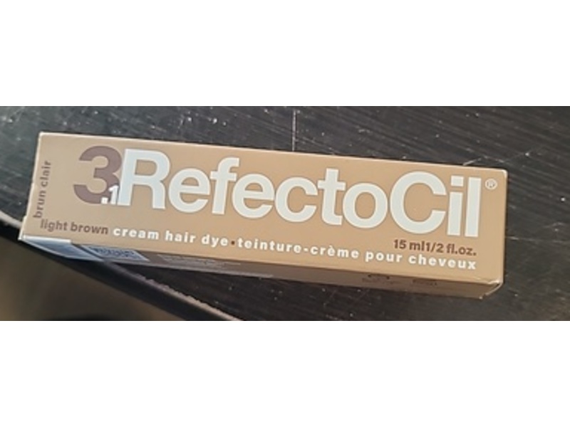 Refectocil Hair Dye Cream, 3.1 Light Brown, 2 fl oz/15 mL