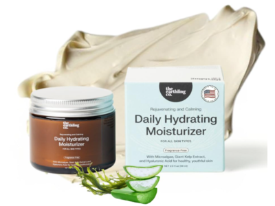 The Earthling Co. Daily Hydrating Moisturizer, Microalgae, Giant Kelp Extract & Hyaluronic Acid, 2.0 fl 0z/59 mL