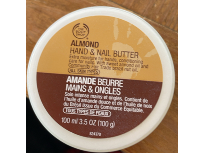 The Body Shop Hand & Nail Butter, Sweet Almond Oil, 3.5 oz/100 mL