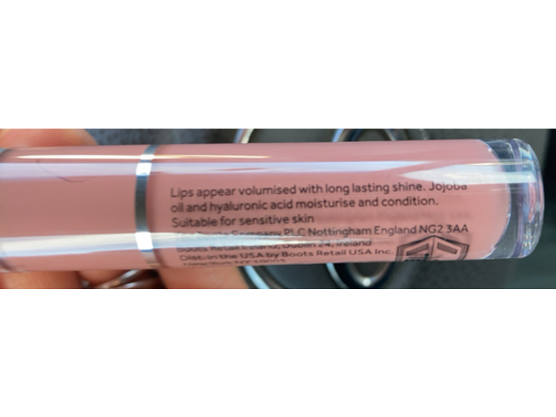 No7 High Shine Lip Gloss, Desert Rose, 0.27 fl oz/8 mL