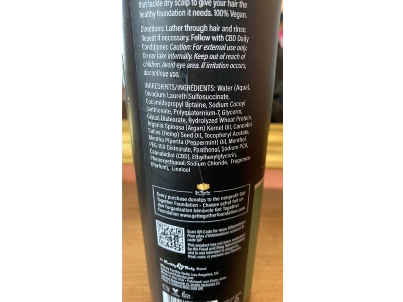 CBD Daily Shampoo, 16 fl oz/473 mL