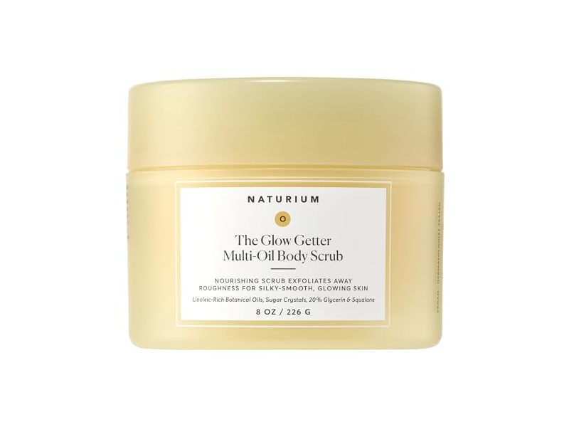 Naturium The Glow Getter Multi-Oil Body Scrub, 8 oz/226 g