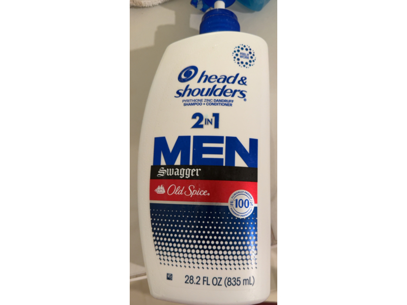 Head & Shoulders Anti-Dandruff 2-in-1 Shampoo + Conditioner, Old Spice Swagger, 835 mL