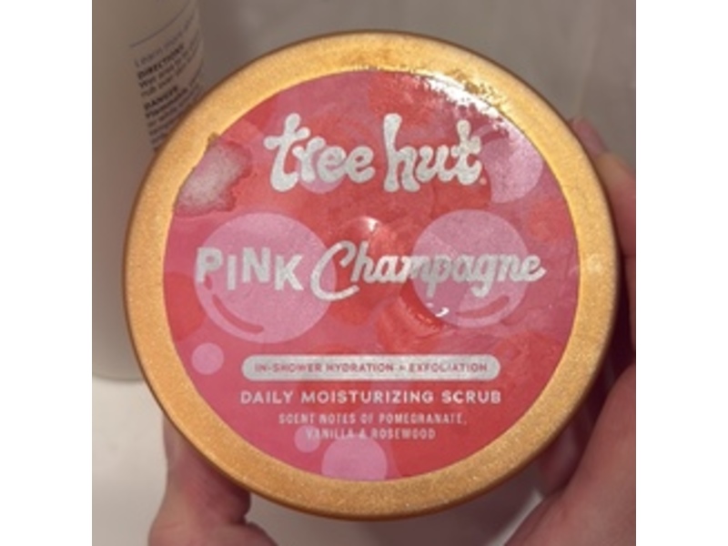 Tree Hut Daily Moisturizing Scrub, Pink Champagne, 15 oz/425 g