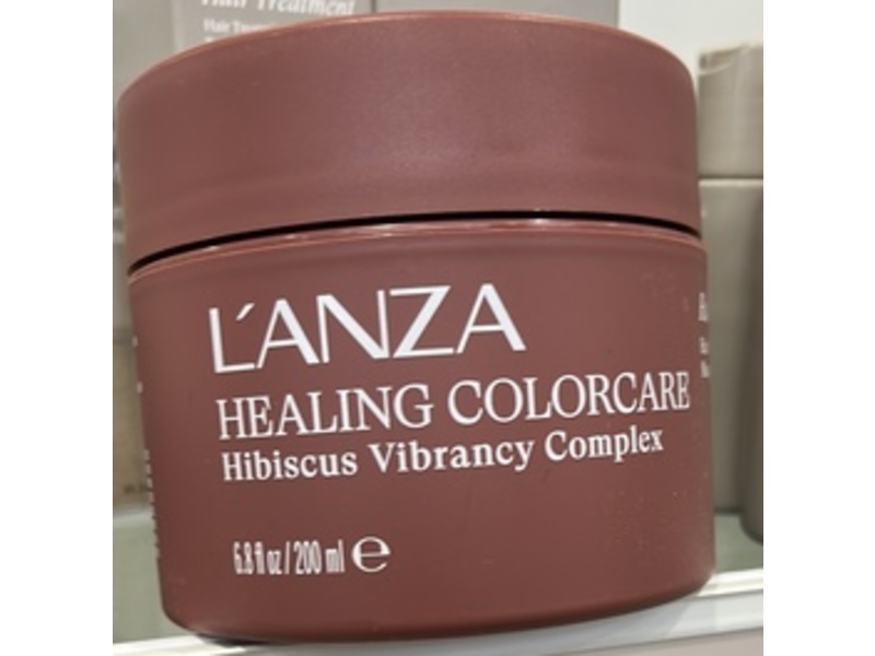L'ANZA Healing Colorcare Hair Masque, Hibiscus Vibrancy Complex, 6.8 fl oz/200 mL