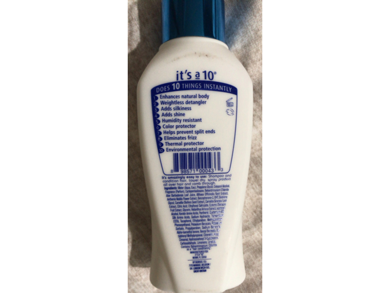 It's a 10 Miracle Leave-In Lite , 4 fl oz/120 mL, Pack Of 2