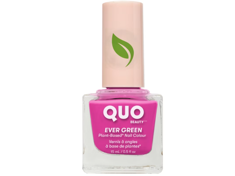Quo Beauty Ever Green Nail Colour, Petunia, 0.5 fl oz/15 mL