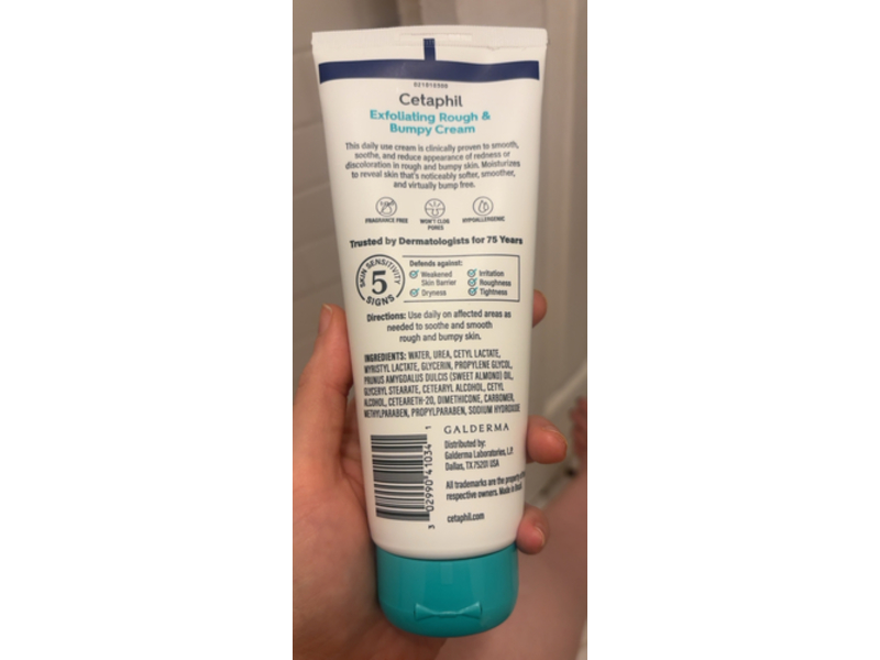 Cetaphil Exfoliating Rough & Bumpy Cream, 20% Urea, 8 oz/226 g