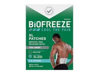 Biofreeze Cool The Pain Menthol-Pain Relieving XL Patches, 4 Count - thumbnail 1
