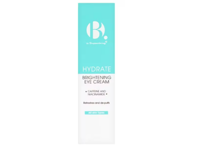 Superdrug Hydrate Brightening Eye Cream, Caffeine & Niacinamide, 15 mL