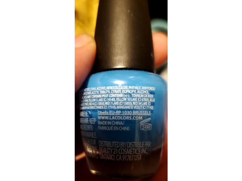 L.A. Colors Craze Nail Polish, Aquatic, 0.44 fl oz/13 mL