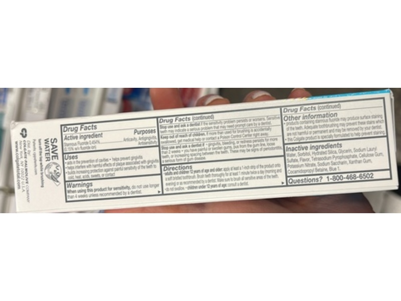 Colgate Antsensitivity Toothpaste, Whitening, 3.0 fl oz/85 g