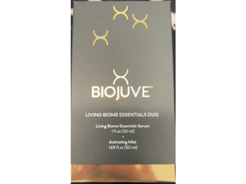 Biojuve Living Biome Essentials Serum & Mist Duo, 1 fl oz/30 mL, 1.69 fl oz/50 mL