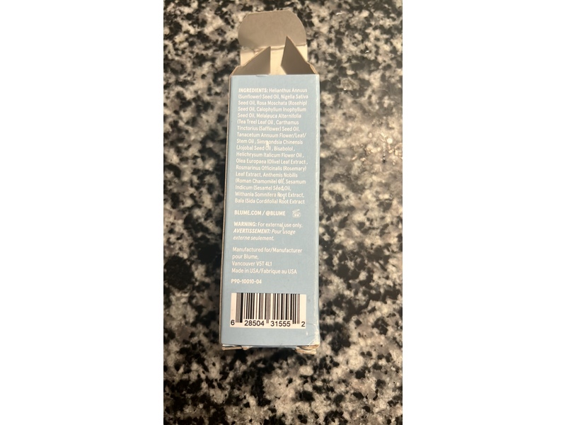 Blume Meltdown Oil For Acne Prone Skin, 0.5 oz/13 mL