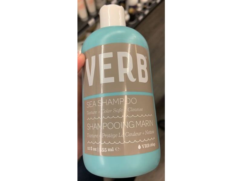 Verb Sea Shampoo, Texture + Color Safe + Cleanse, 12 fl oz/355 mL