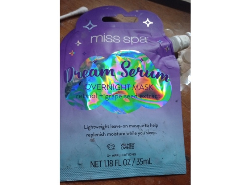 Miss Spa Overnight Mask, Dream Serum, 1.18 fl oz/35 mL