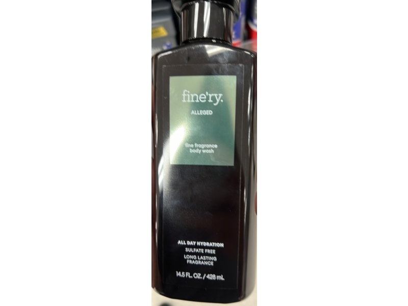 Fine'ry Fine Fragrance Body Wash, Alleged, 14.5 fl oz/428 mL