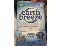 Earth Breeze Laundry Detergent Sheets, Fresh Scent, 60 Loads - thumbnail 2