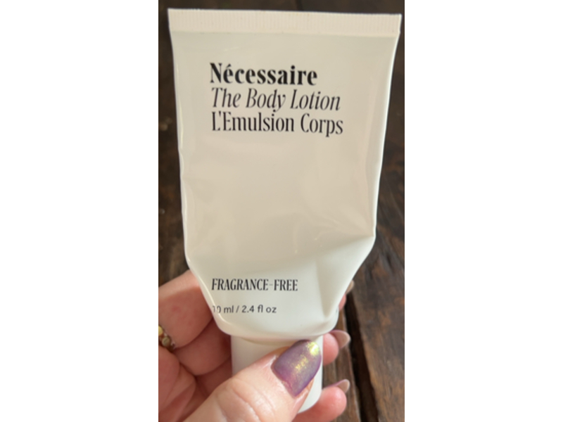 Necessaire The Body Lotion, Fragrance Free, 2.4 fl oz/70 mL