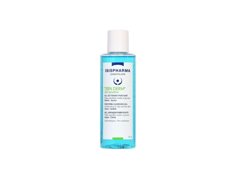 Isispharma Teen Derm Gel Sensitive Purifying Cleansing Gel, 100 mL