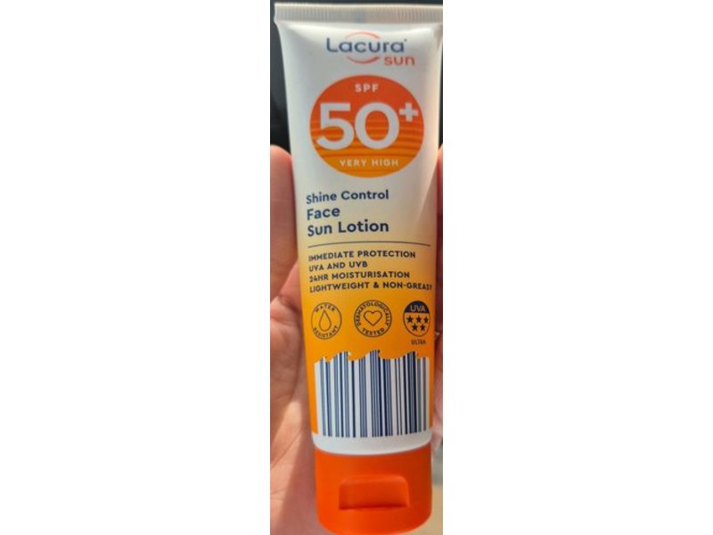Lacura shine Control Sun Lotion, SPF 50 +, 50 mL