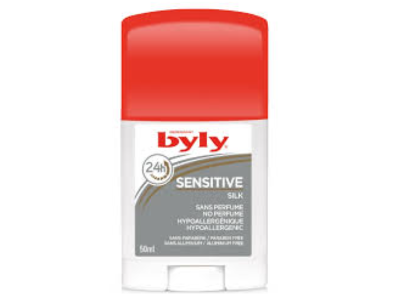 Byly Sensitive Deodorant, Silk, 50 mL