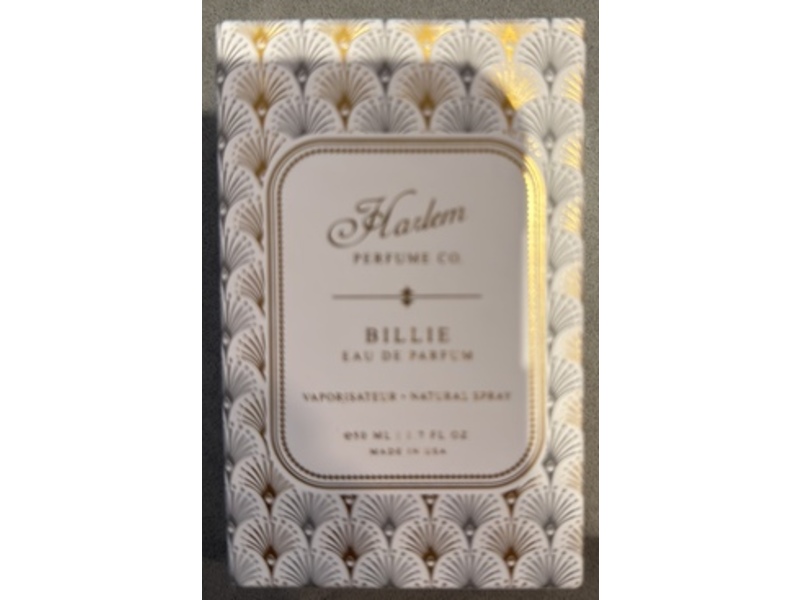 Harlem Perfume Co Eau de Parfum, Billie, 1.7 fl oz/50 mL