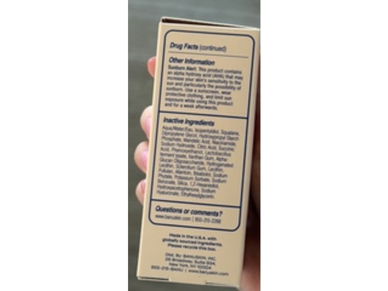 Banu AHA + BHA Blemish Control & Exfoliating Serum, 2% Salicylic Acid, 1 fl oz/30 mL