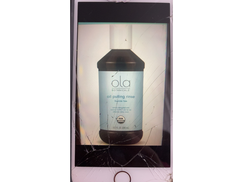 Ola Botanicals Oil Pulling Rinse, 8.12 fl oz/240 mL