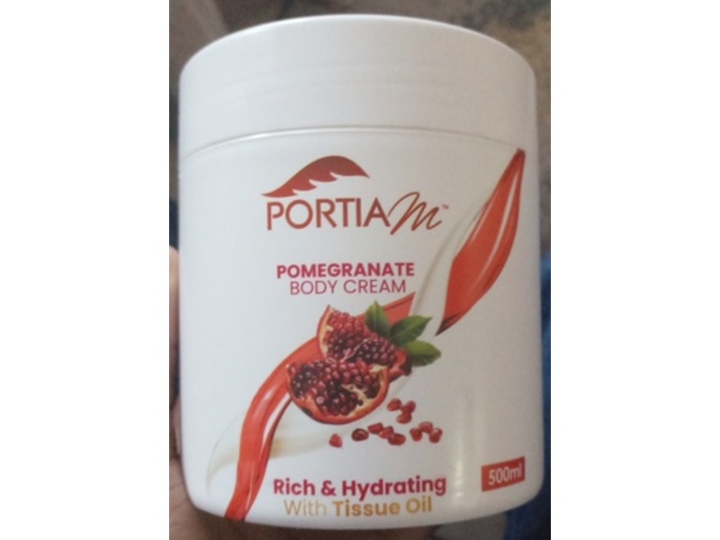 Portia M Body Cream, Pomegranate, 500 mL
