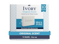 Ivory Bar Soap, Original, 4.0 oz, 10 Count - thumbnail 1