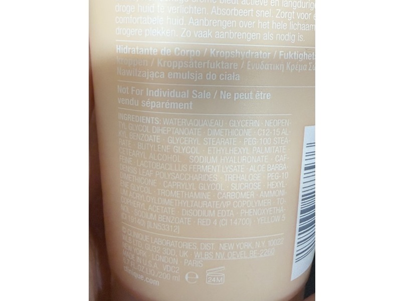 Clinique Moisture Surge Body Hydrator, Aloe Bioferment + HA, 6.7 oz/ 200 mL