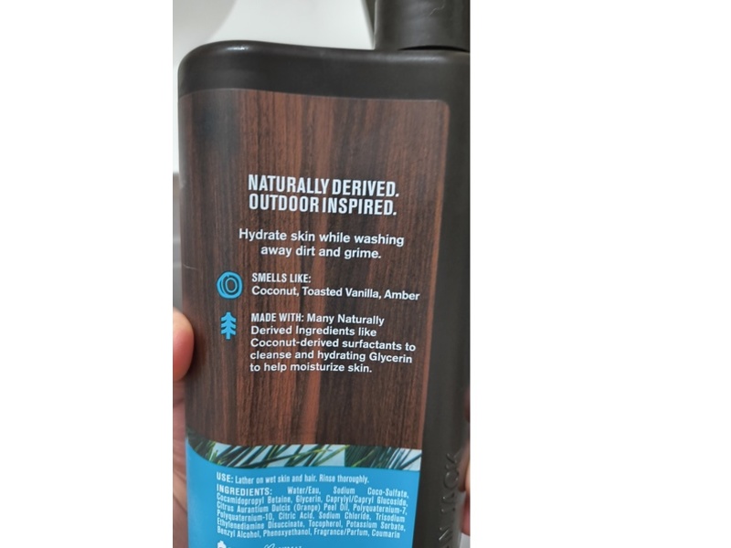 Every Man Jack Men's Hydrating Body Wash, Coconut + Vanilla, 28.8 fl oz/852 mL