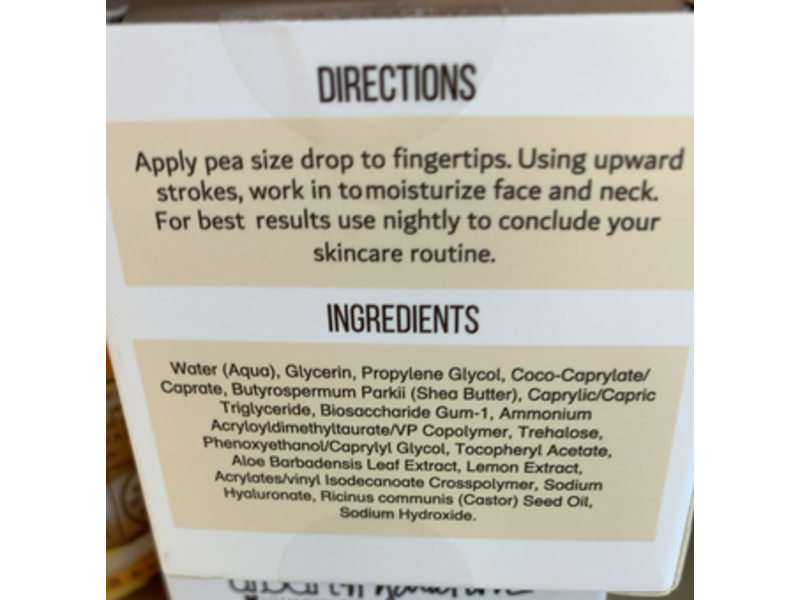 Urban Hydration Night Cream, Castor & Shea, 2 fl oz/60 mL