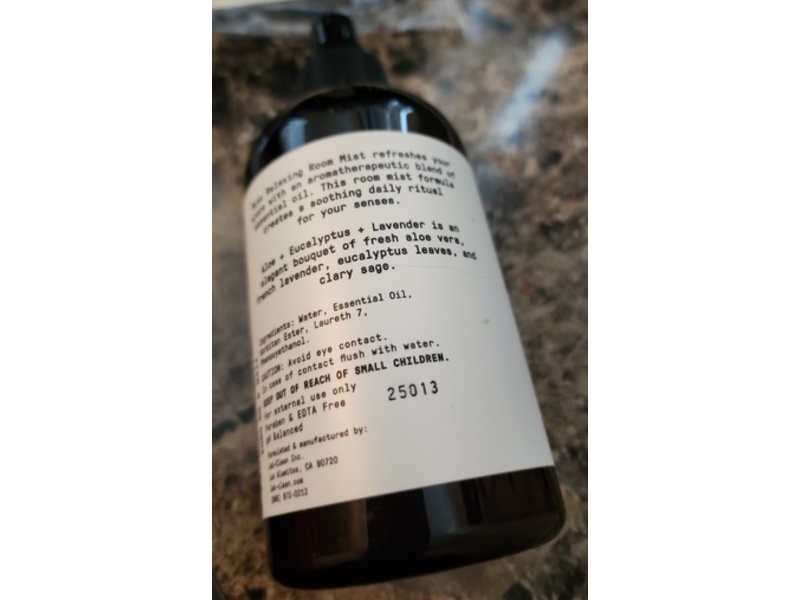 Muse Apothecary Room Ritual Relaxing Room Mist, Aloe + Eucalptus + Lavender, 8 fl oz/236 mL