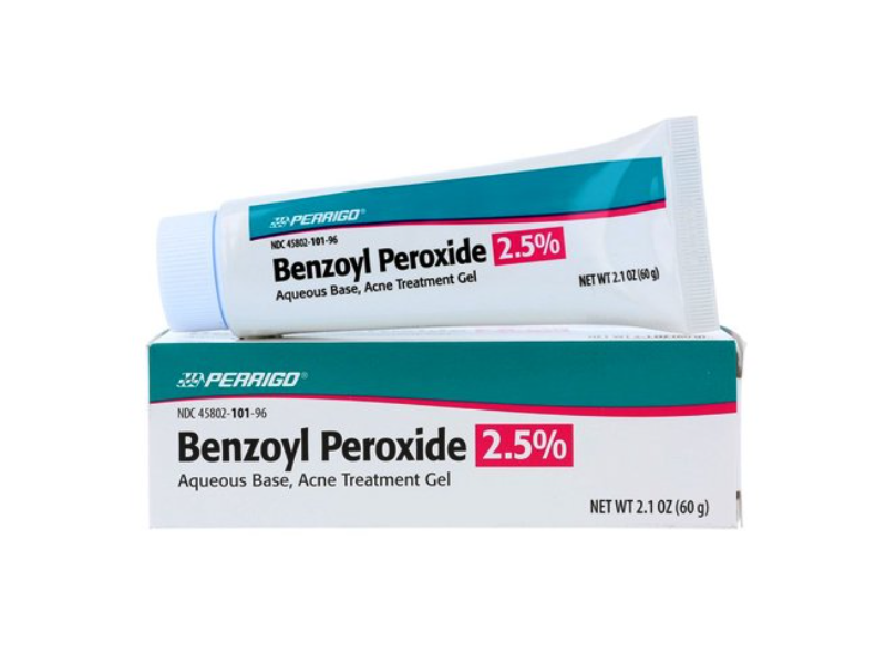 Benzoyl Peroxide 2.5% Gel, 2.7 oz/60 g, Perrigo (Rx)