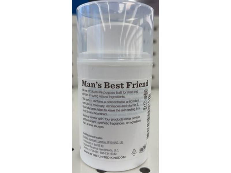 Bull Dog Age Defense Serum, Rosemary, Echinacea, Vitamin E, 1.5 fl oz/50 mL