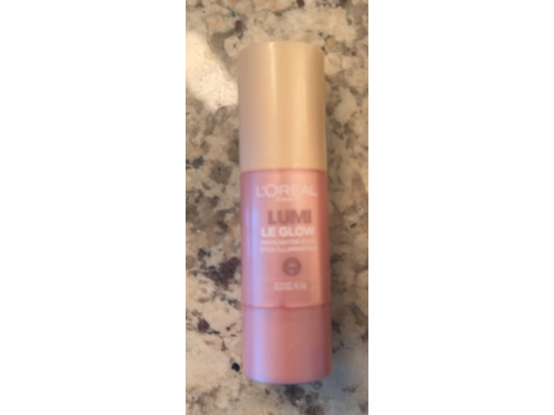 L'Oreal Paris Lumi Le Glow Highlighter Stick, 630 Glowy Creme Chic, 0.25 oz/6.5 g