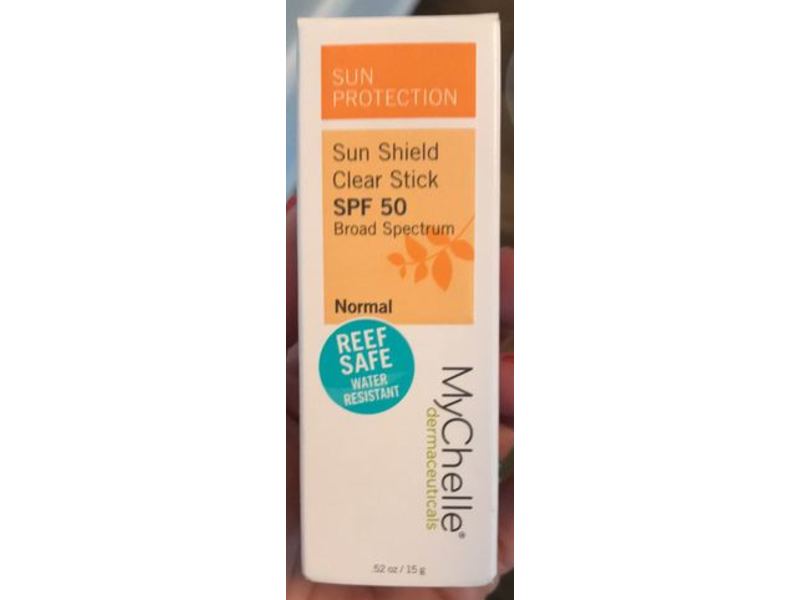 MyChelle Sun Shield Clear Stick, Normal, SPF 50, 0.5 fl oz/15 g
