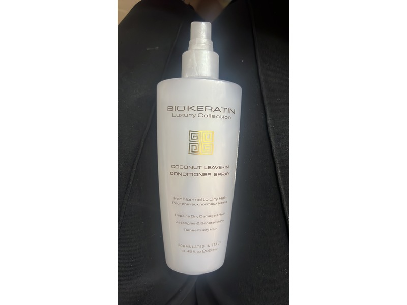 Bio Keratin Luxury Collection Coconut Leave-In Conditioner Spray, 8.45 fl oz/250 mL