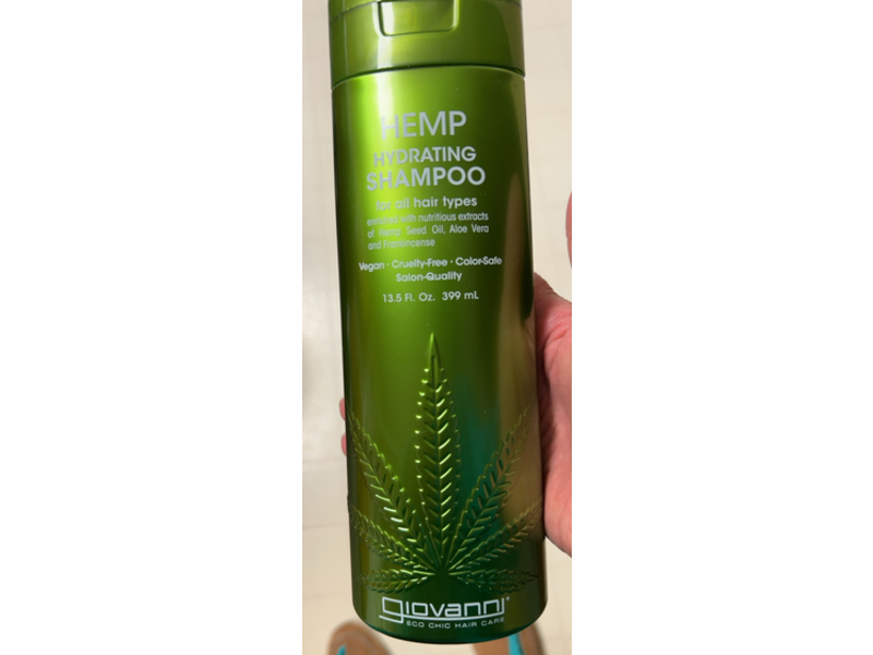 Giovanni Hemp Hydrating Shampoo, 13.5 fl oz/399 mL