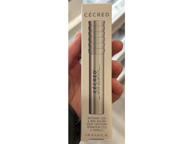 Cecred Restoring Lash & Brow Builder Serum, 0.14 fl oz/4 mL