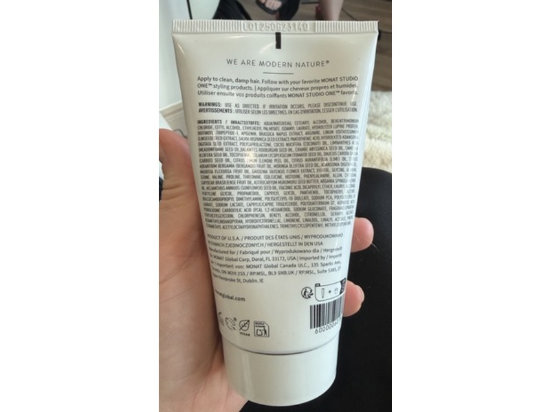 Monat Bond IQ Strengthening And Repairing Leave-In Cream, Peptide Therapy, 4.5 fl oz/14 mL