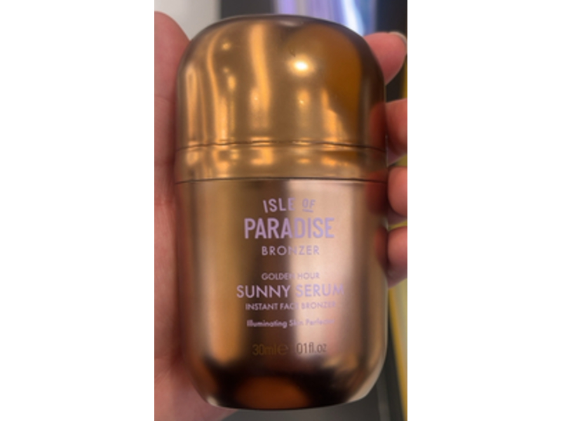 Isle Of Paradise Instant Face Bronzer Sunny Serum, 1.01 fl oz/30 mL