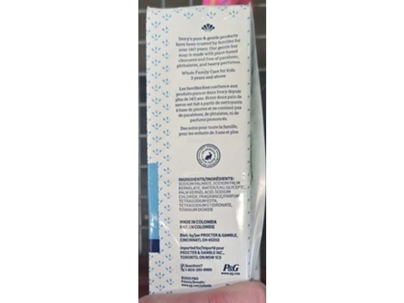 Ivory Gentle Bar Soap, Orginal, 3.17 oz/90 g, 12 Count