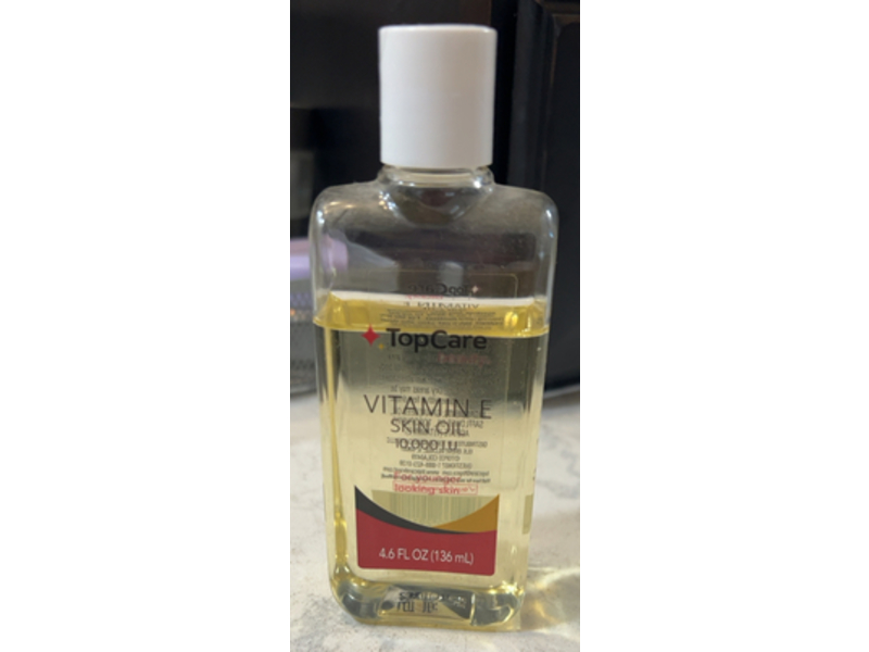 Top Care Vitamin E Skin Oil, 10000 IU, 4.6 fl oz/136 mL