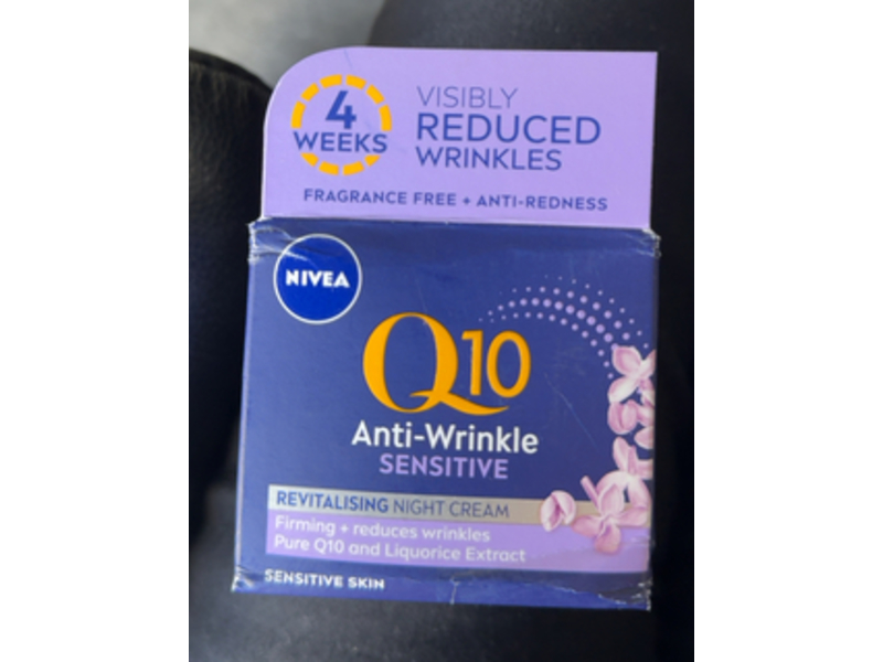 Nivea Q10 Antiwrinkle Revitalising Night Cream, 50 mL