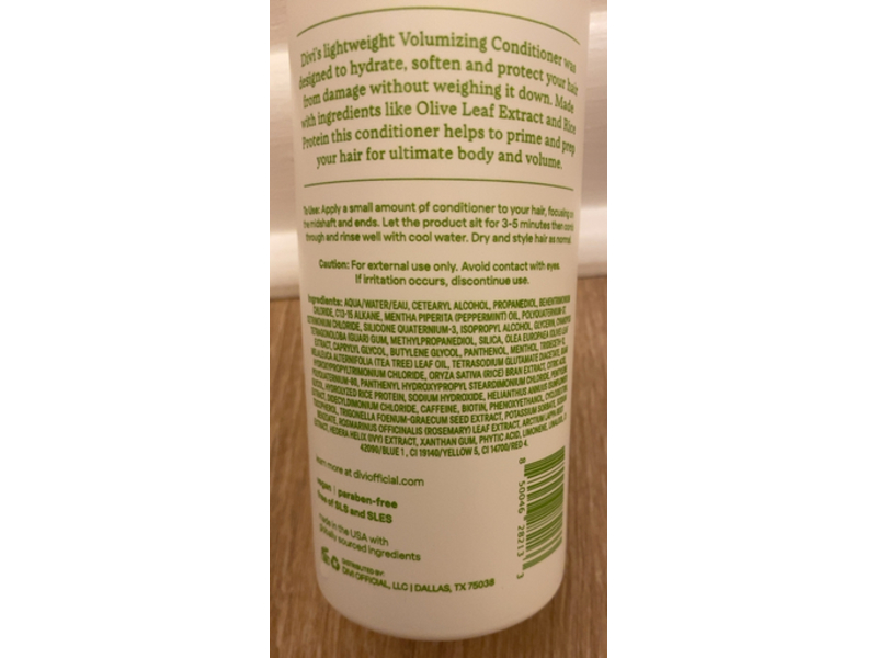 Divi Volumizing Conditioner, 12 fl oz/354 mL