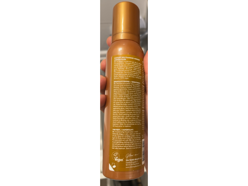 Idawarg Instant Sel Tanning Mousse, Tropical Scent, Medium Dark, 150 mL